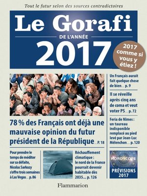 cover image of Le Gorafi de l'année 2017